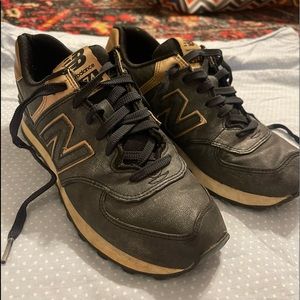 Women’s New Balance 574 Encap Black and Rose Gold